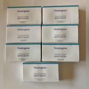 Neutrogena French Milled Bath Soap NEW in boxes Lot of 7